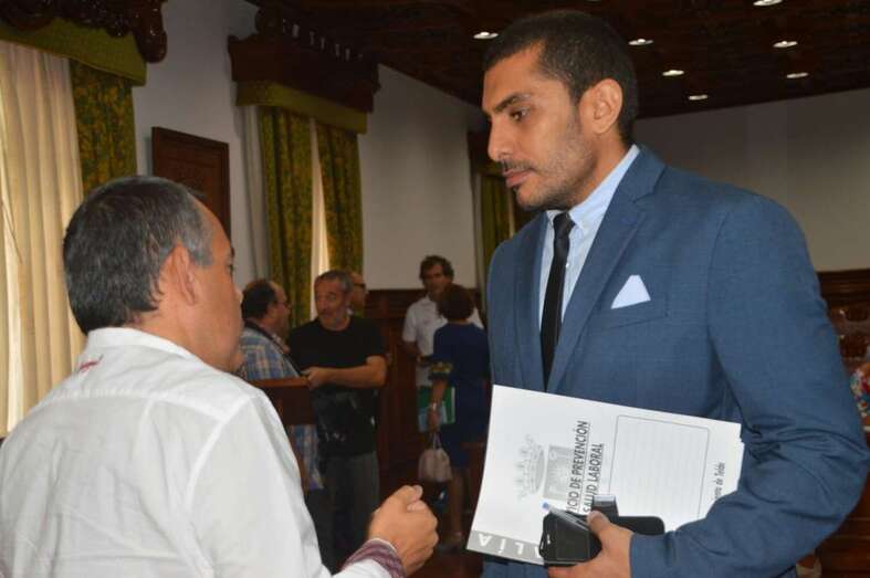 Abraham Santana, concejal de Parques y Jardines, en una imagen de archivo (Foto TA)