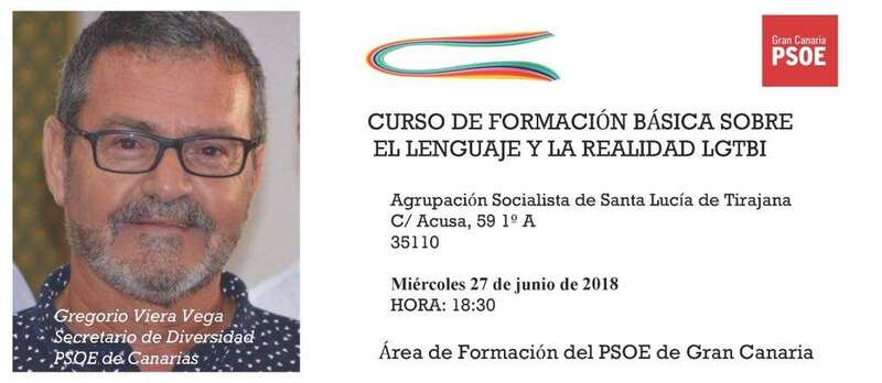 Cartel anunciador del curso (Foto TA)