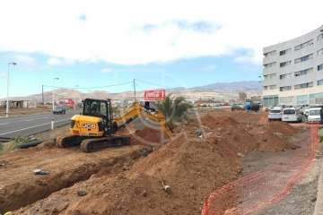 El Gobierno de Telde dota de rotonda y más aparcamientos al sector de Picachos (Foto TA)