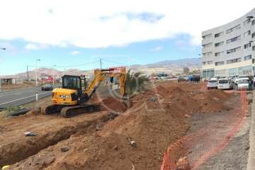 El Gobierno de Telde dota de rotonda y más aparcamientos al sector de Picachos (Foto TA)