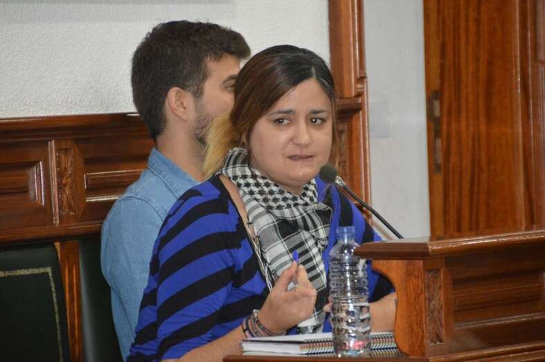 Esther González y José Hernández, concejales del grupo de los No adscritos (Foto TA)