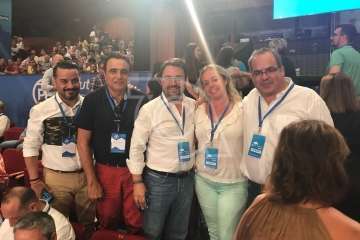 El PP de Telde en el XIX Congreso Nacional (Foto TA)