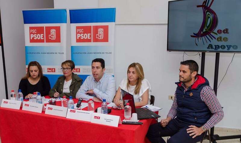 La Red de Apoyo Social se presentó en la sede de la Agrupación Socialista  (Foto TA)