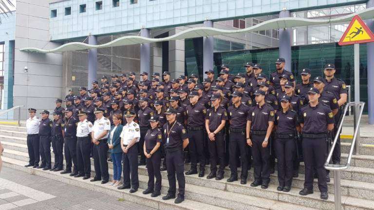 A Gran Canaria llegan 68 de estos agentes en prácticas (Foto Canarias7)