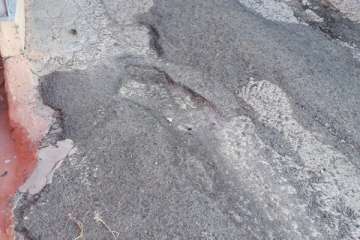 Vecinos del camino Cogotera claman por su asfaltado (Foto TA)