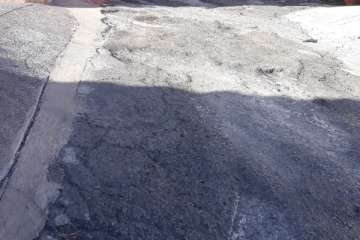 Vecinos del camino Cogotera claman por su asfaltado (Foto TA)