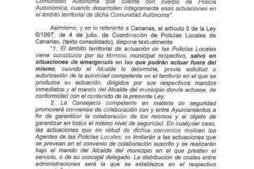 Denuncia de UGT por la cesión de policías locales a otros municipios (Foto TA)