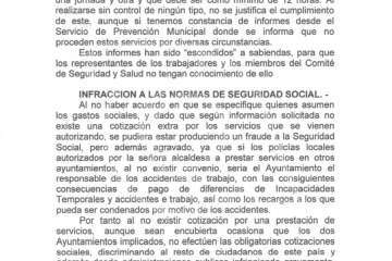 Denuncia de UGT por la cesión de policías locales a otros municipios (Foto TA)