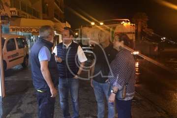 Los fuegos dejan 7 toneladas de basura y éxito de la operación salida en Melenara (Foto TA)