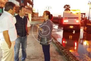 Los fuegos dejan 7 toneladas de basura y éxito de la operación salida en Melenara (Foto TA)