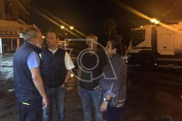 Los fuegos dejan 7 toneladas de basura y éxito de la operación salida en Melenara (Foto TA)