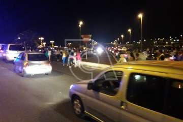 Los fuegos dejan 7 toneladas de basura y éxito de la operación salida en Melenara (Foto TA)