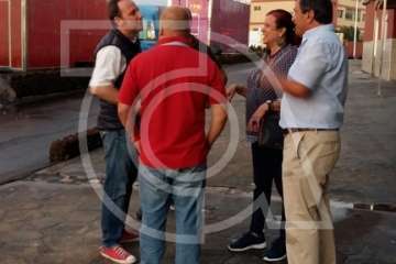 Los fuegos dejan 7 toneladas de basura y éxito de la operación salida en Melenara (Foto TA)