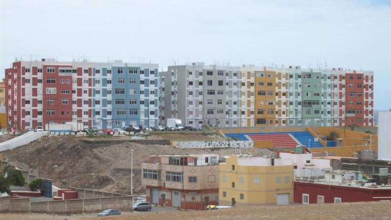 Estado de los bloques de Los Marinos (Foto TA)