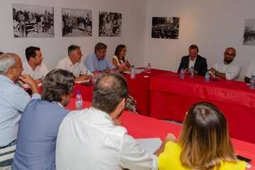 El PSOE de Canarias celebra su Ejecutiva Regional en Telde (Foto TA)