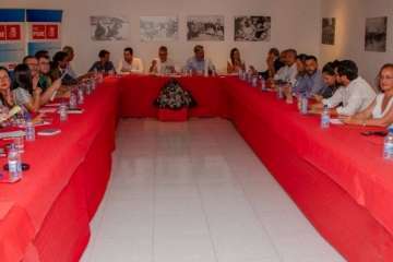 El PSOE de Canarias celebra su Ejecutiva Regional en Telde (Foto TA)