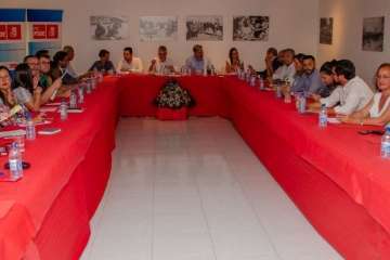 El PSOE de Canarias celebra su Ejecutiva Regional en Telde (Foto TA)
