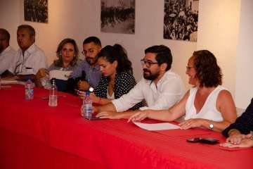 El PSOE de Canarias celebra su Ejecutiva Regional en Telde (Foto TA)