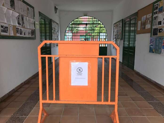 Los carteles que se han colocado aluden a la Concejalía de Patrimonio (Foto TA)