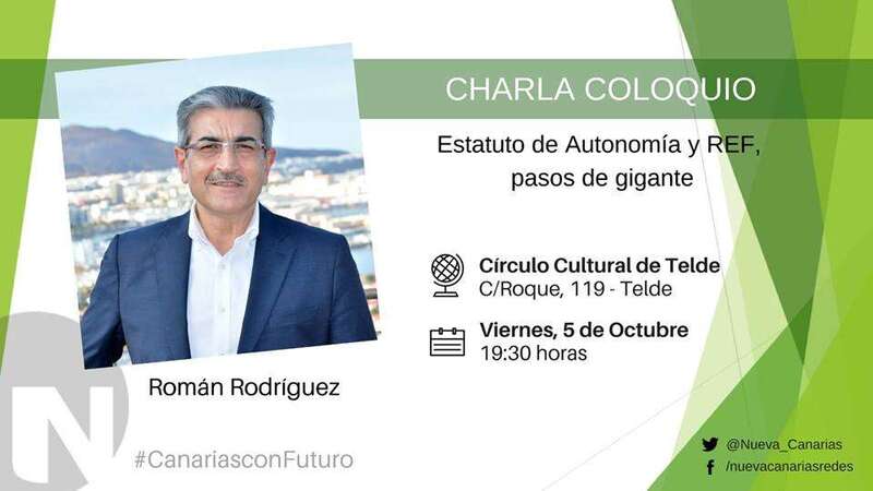 Cartel de la charla-coloquio (Foto TA)