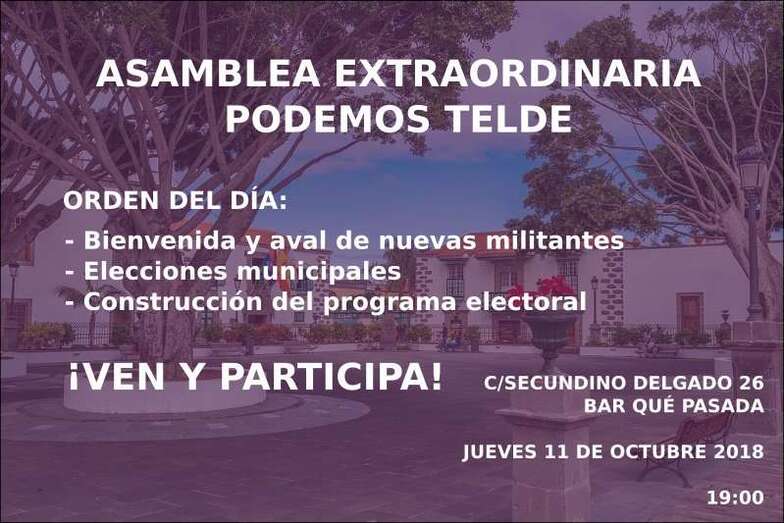 La cita será este jueves, a partir de las 19.00 horas, en un bar de la calle Secundino Delgado (Foto TA)