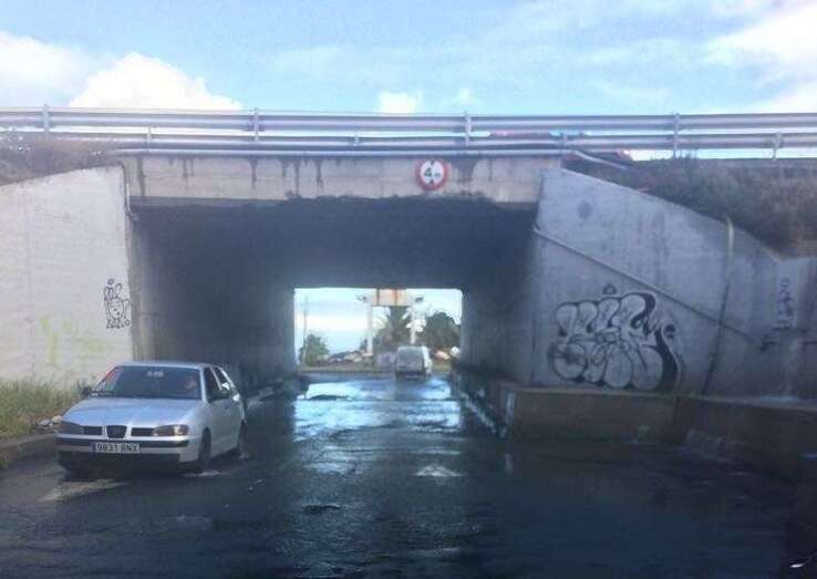 Dentro del proyecto también se modificará el rasante del paso bajo la GC-1 (Foto TA)