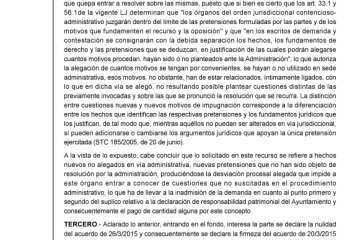 Sentencia que valida el acuerdo tomado por el Gobierno PP-CC en 2015 (Foto TA)