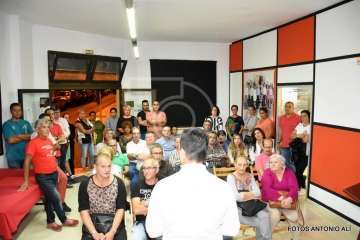 Ramos presenta sus propuestas para la Alcaldía de Telde a 40 de militantes del PSOE (Foto Antonio Alí)