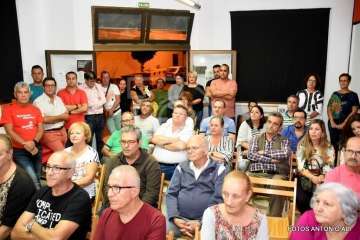 Ramos presenta sus propuestas para la Alcaldía de Telde a 40 de militantes del PSOE (Foto Antonio Alí)