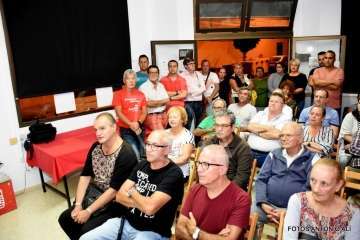 Ramos presenta sus propuestas para la Alcaldía de Telde a 40 de militantes del PSOE (Foto Antonio Alí)