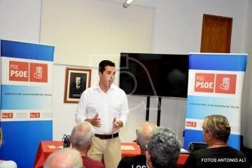 Ramos presenta sus propuestas para la Alcaldía de Telde a 40 de militantes del PSOE (Foto Antonio Alí)