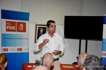 Ramos presenta sus propuestas para la Alcaldía de Telde a 40 de militantes del PSOE (Foto Antonio Alí)