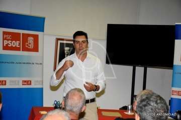 Ramos presenta sus propuestas para la Alcaldía de Telde a 40 de militantes del PSOE (Foto Antonio Alí)