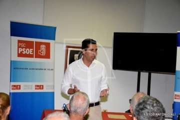 Ramos presenta sus propuestas para la Alcaldía de Telde a 40 de militantes del PSOE (Foto Antonio Alí)
