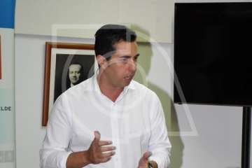 Ramos presenta sus propuestas para la Alcaldía de Telde a 40 de militantes del PSOE (Foto Antonio Alí)