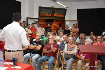 Ramos presenta sus propuestas para la Alcaldía de Telde a 40 de militantes del PSOE (Foto Antonio Alí)