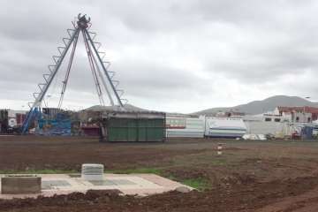 El Ayuntamiento 'pasa revista' a las atracciones de las fiestas de San Gregorio (Foto TA)