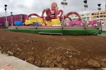 El Ayuntamiento 'pasa revista' a las atracciones de las fiestas de San Gregorio (Foto TA)