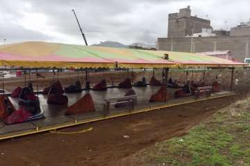 El Ayuntamiento 'pasa revista' a las atracciones de las fiestas de San Gregorio (Foto TA)