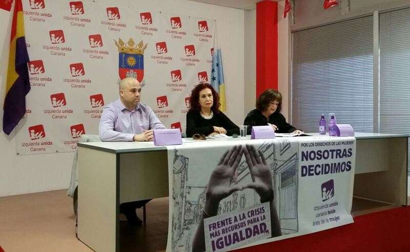 Lidia Falcón, en una conferencia anterior en el Ateneo Cultural (Foto TA)