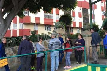 Cierra el Mercado de Telde por riesgo eléctrico entre el llanto y la impotencia de sus puesteros (Foto TA)