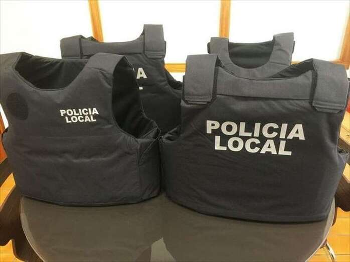 Imagen de archivo de unos chalecos antibalas (Foto TA)