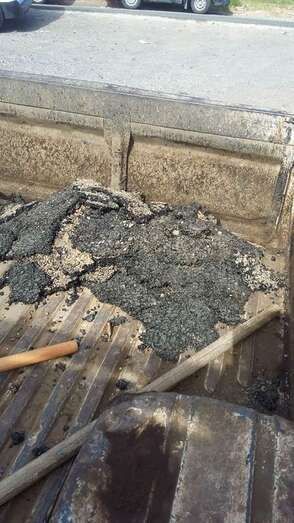 La pequeña porción de piche que motivó la denuncia de Ciuca (Foto TA)