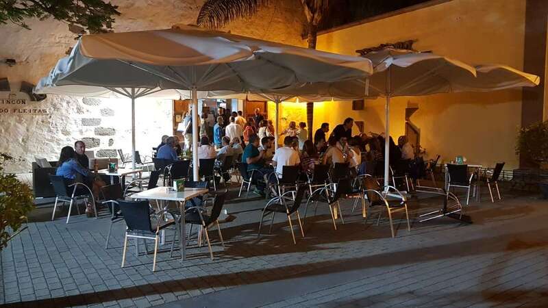 Imagen de archivo de la terraza de El Casino de Telde (Foto TA)