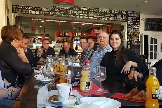 Más por Telde brinda con la prensa por la Navidad (Foto TA)