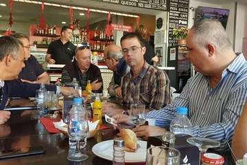 Más por Telde brinda con la prensa por la Navidad (Foto TA)