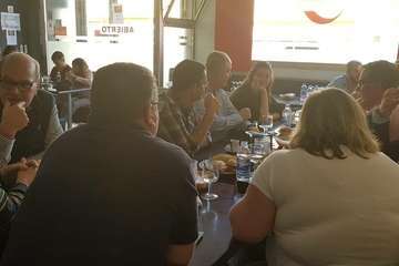 Más por Telde brinda con la prensa por la Navidad (Foto TA)