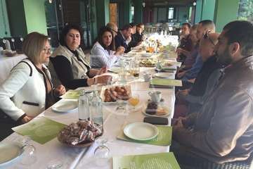 Desayuno informativo de NC con la prensa de Telde (Foto TA)