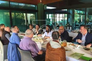 Desayuno informativo de NC con la prensa de Telde (Foto TA)