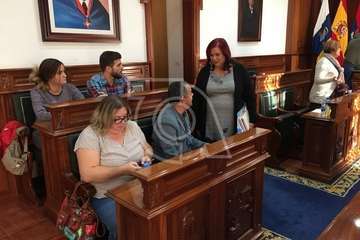 Sesión plenaria ordinaria de diciembre de 2018 en el Ayuntamiento de Telde (Foto Francisco Javier Santana y TA)